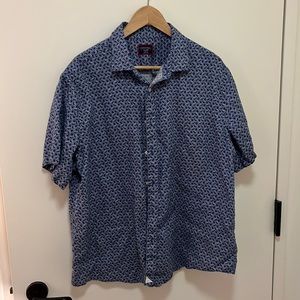 Untuckit Short Sleeve Linen Button Down